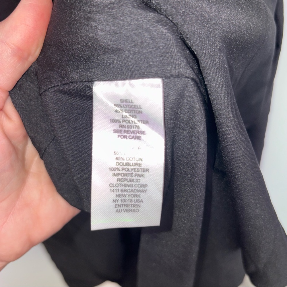 Elegant Elie Tahari Poplin Nap dress  Black Women's Dress - Picture 9 of 15